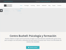Tablet Screenshot of centrobushell.com